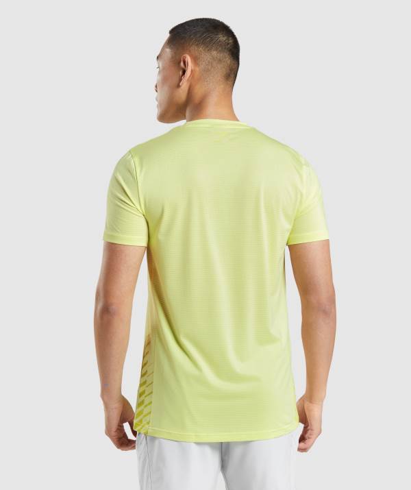 Panske Tricka Gymshark Sport Stripe Zelene | IW2574096